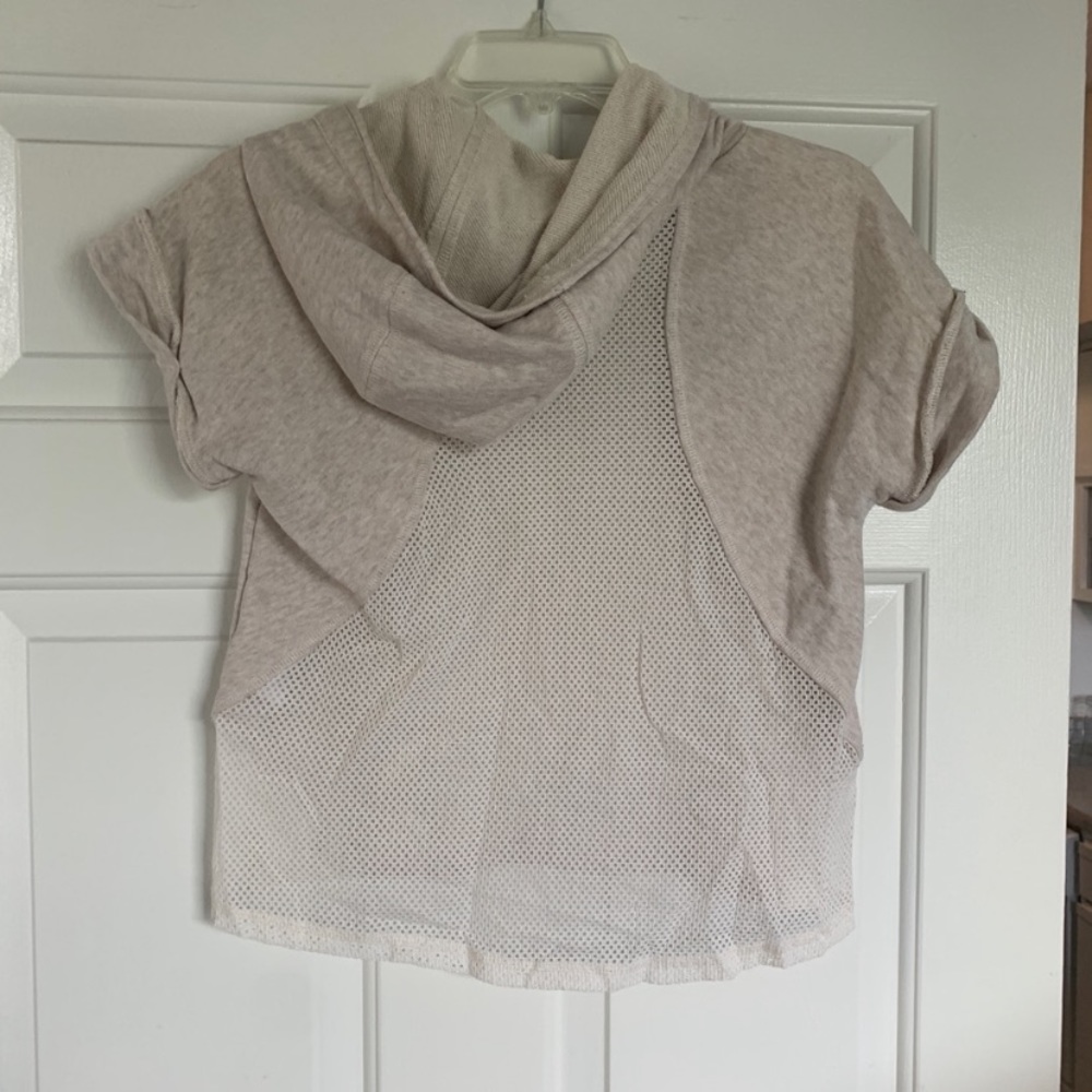 COPY - Mesh Slight Crop Top Hoodie